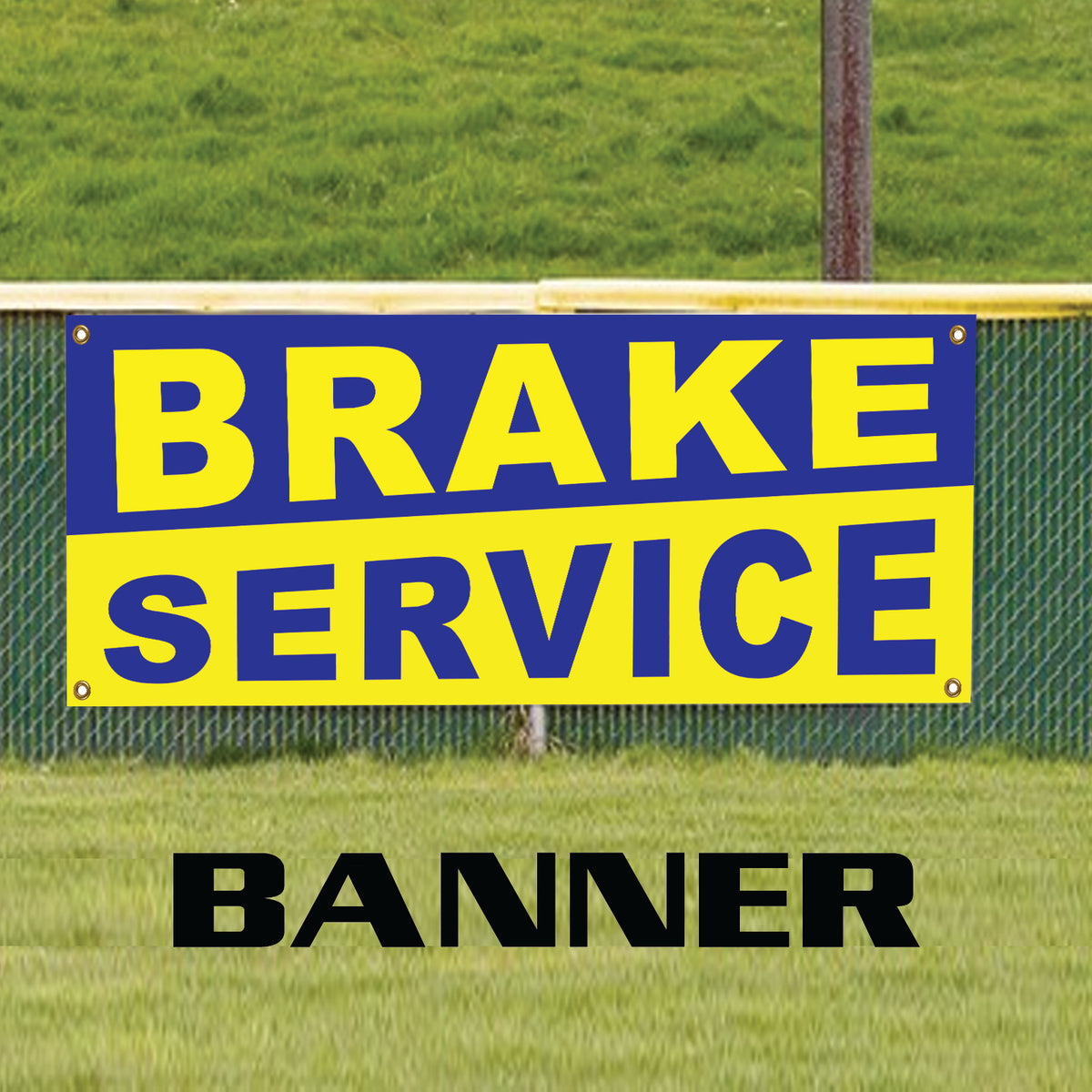 Brake Service & Replacement Mechanic Garage Vinyl | Banner Sign – Sign ...