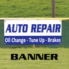 Auto Repair Oil Tune-Up Brakes Workshop & Garage Vinyl Banner Sign
