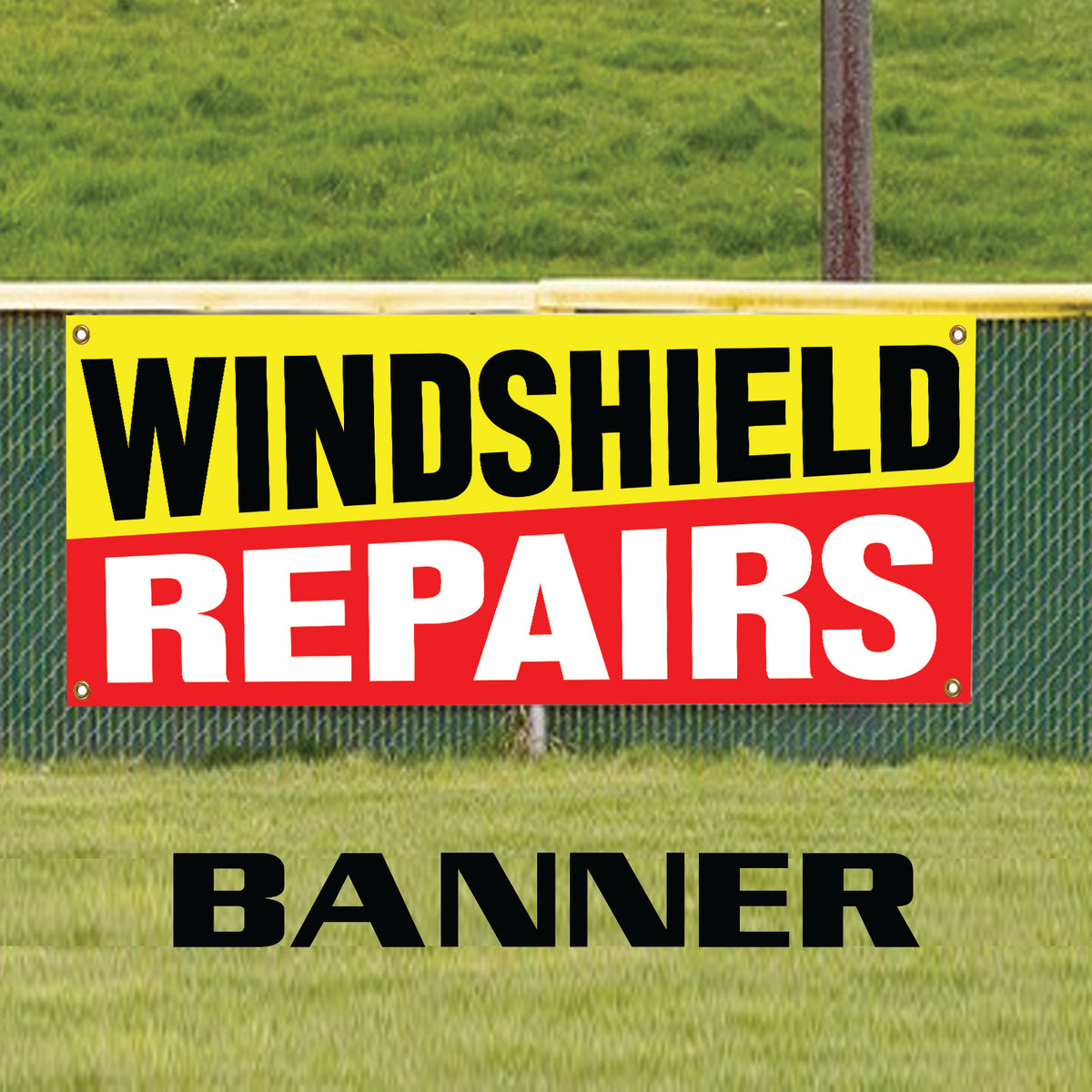 Windshield Repairs Workshop & Garage Vinyl | Banner Sign – Sign Fever
