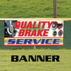 Quality Brake Service & Replacement Mechanic Garage Vinyl Banner Sign