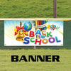 Welcome Back To School! School Opening Advertising Vinyl Banner Sign
