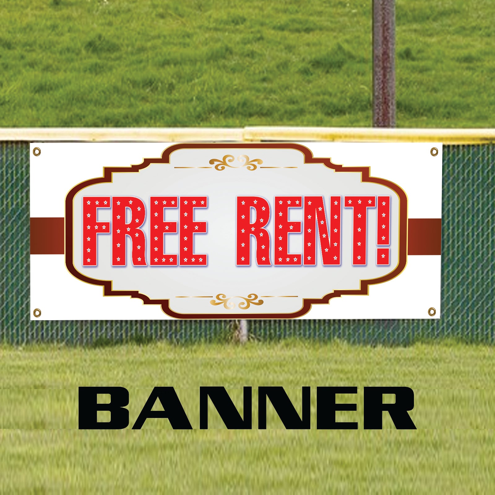 Free April Rent First Month Free Rent Special Offer Marketing Vinyl | Banner Sign ...