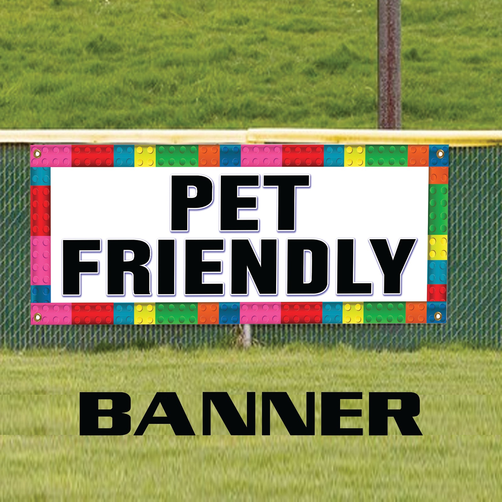 Pet Friendly Advertising Marketing Business Vinyl Banner Sign