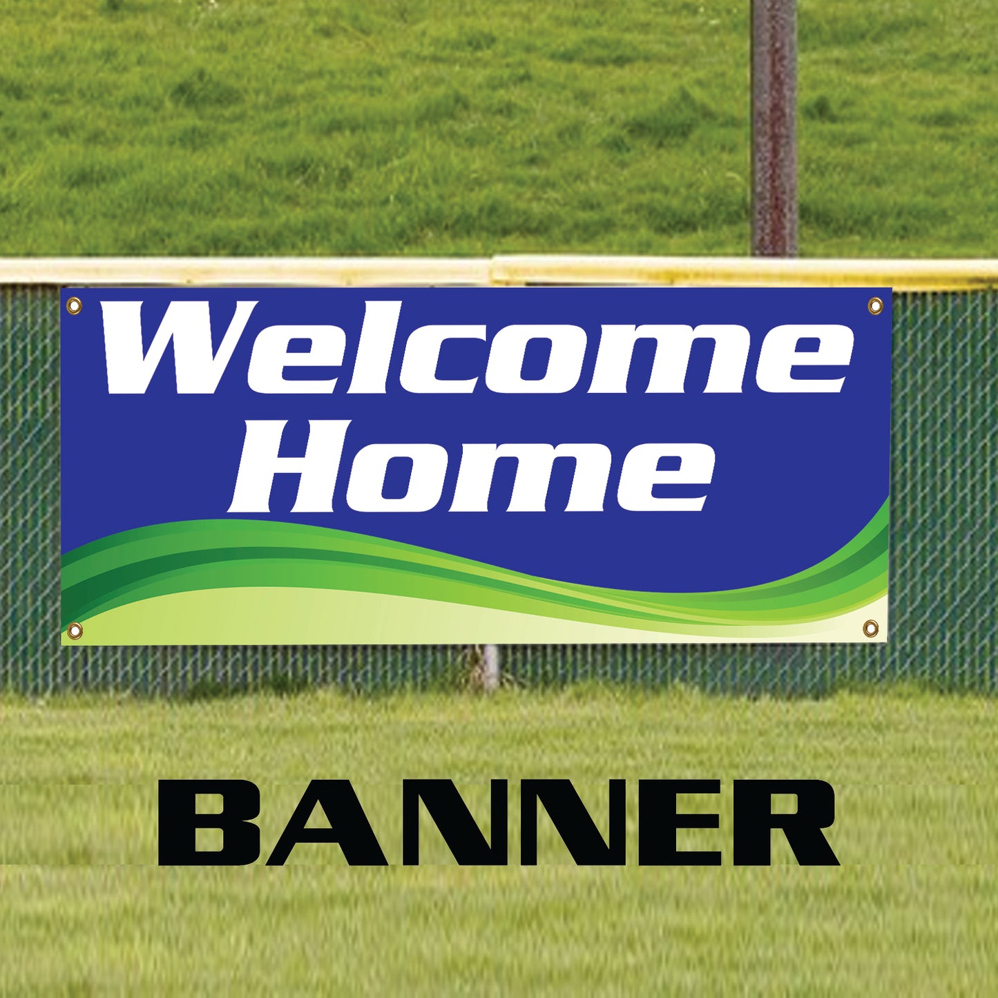 Welcome Back To Home Celebration Vinyl Banner Sign