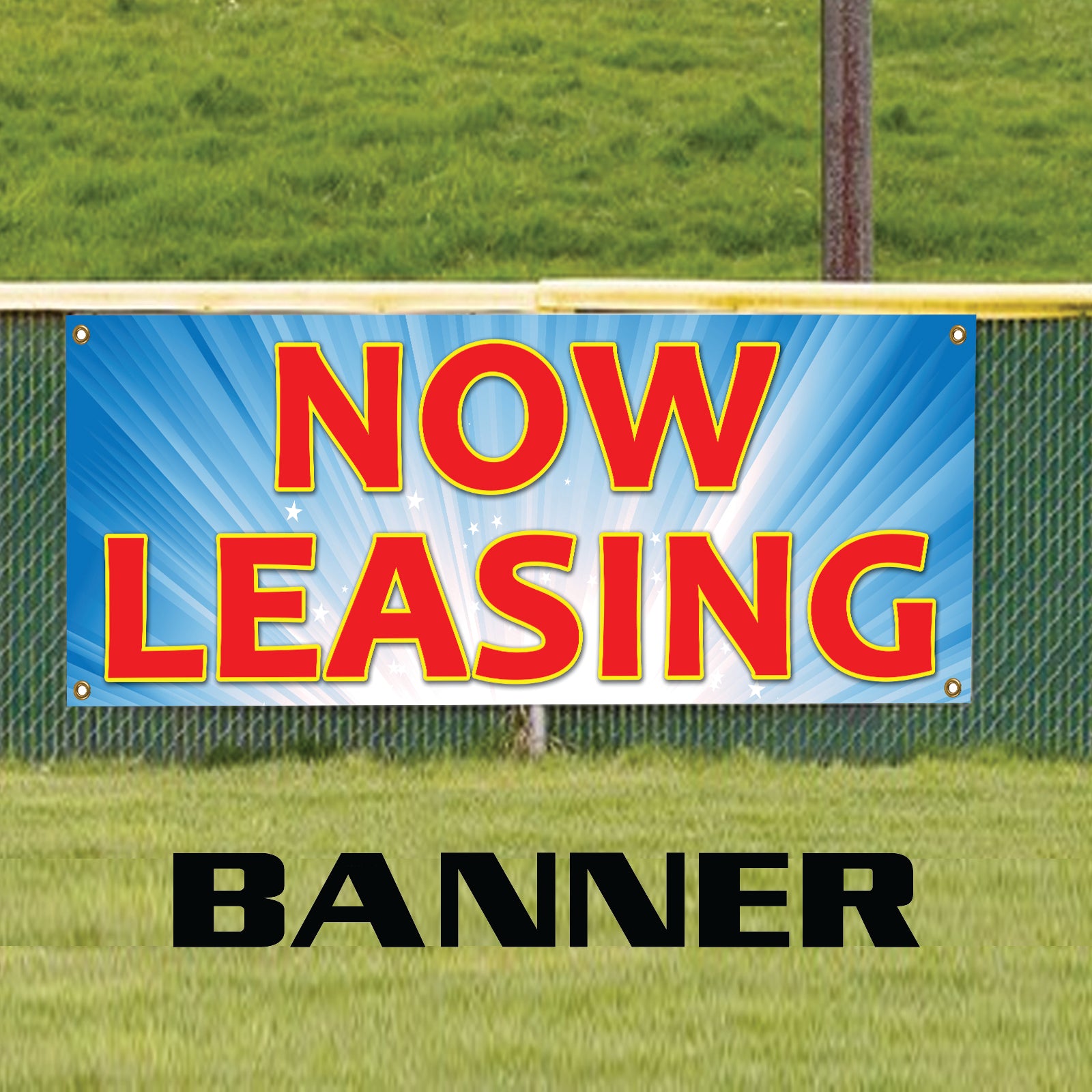 Now Leasing Housing Apartments Business Marketing Vinyl Banner Sign