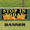 Stop In Today Advertising Halloween Vinyl Banner Sign