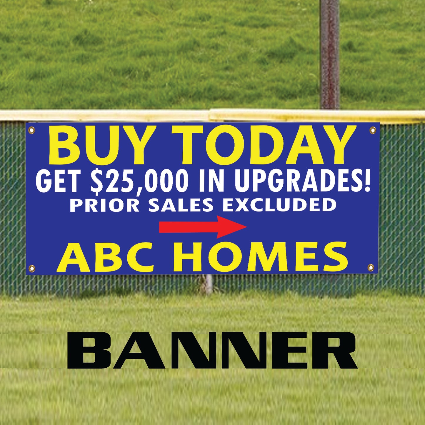 Buy Today And Get Reward Homes Apartments Marketing Vinyl Banner Sign