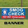 Smog Check Test Only Star Certified Advertising Vinyl Banner Sign
