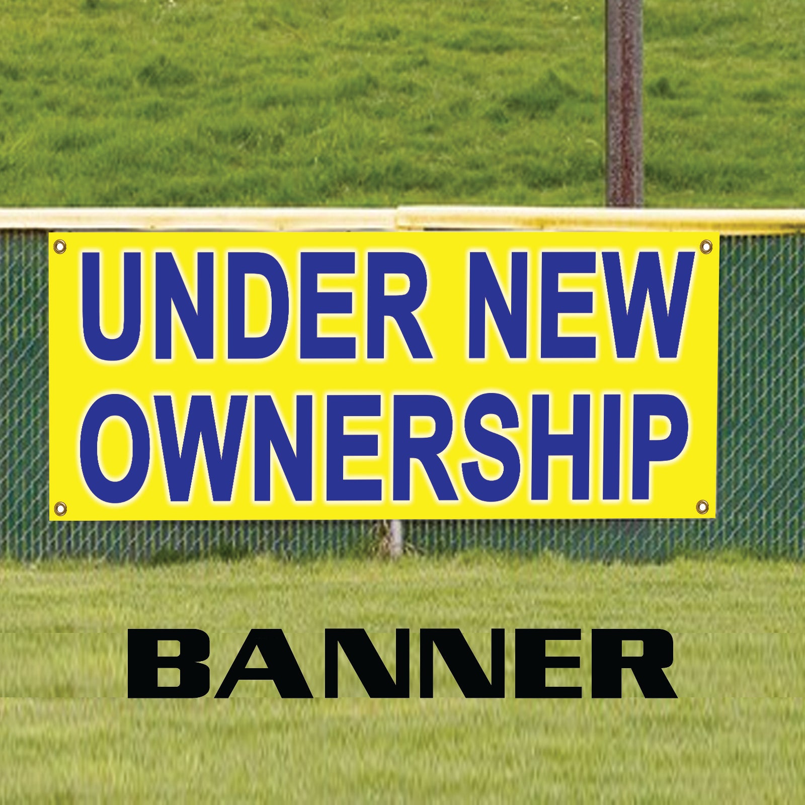 Under New Ownership Hotel Restaurant Advertising Vinyl Banner Sign