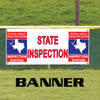 State Inspection Vehicle Station Advertising Vinyl Banner Sign