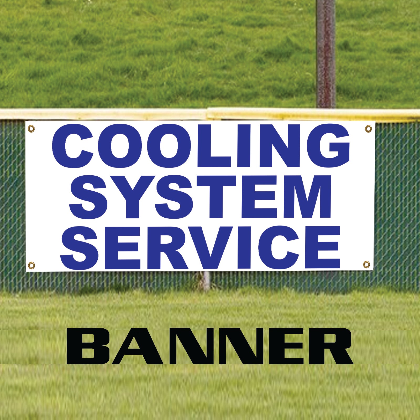 Cooling System Service Specialists Advertising Vinyl Banner Sign
