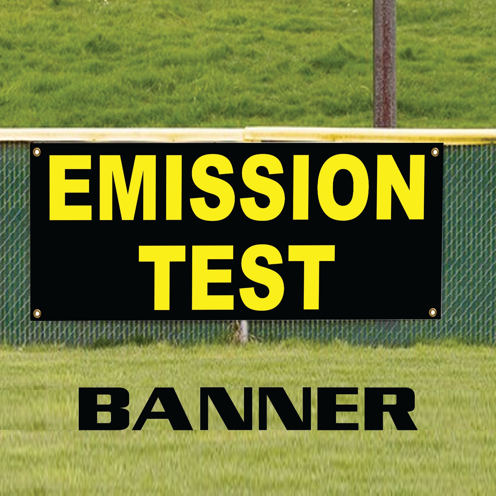Vehicle Emission Test Garage Advertising Vinyl | Banner Sign – Sign Fever
