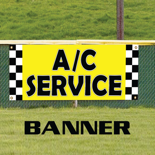 AC Maintenance & Repairing Service Advertising Vinyl Banner Sign