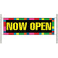 Now Open Vinyl Banner Sign