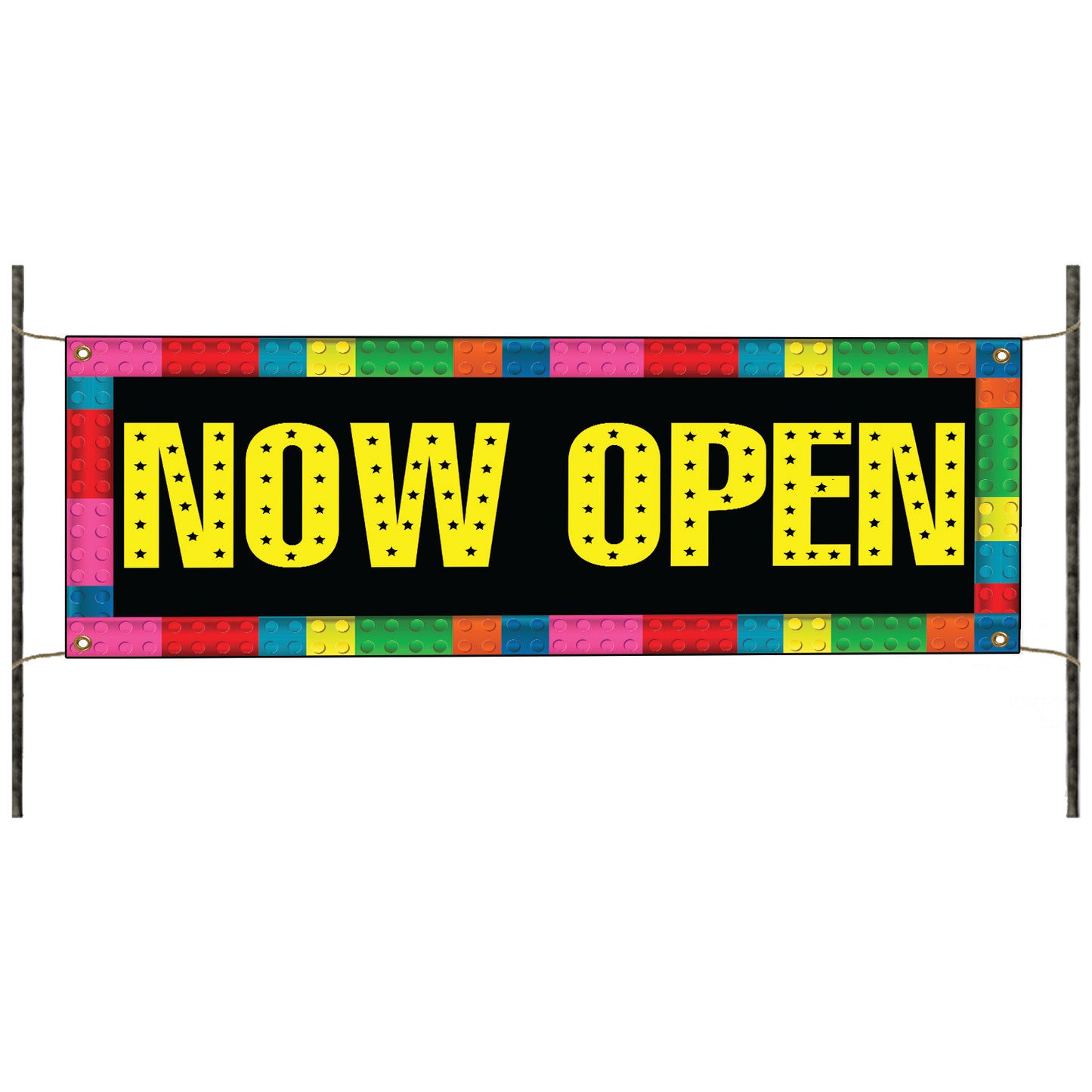 Now Open Vinyl Banner Sign