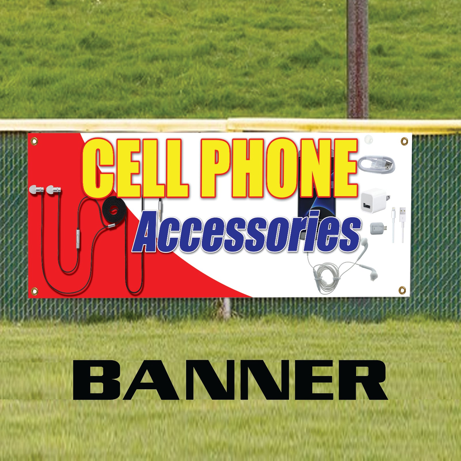 Cell Phone Accessories Vinyl Banner Sign