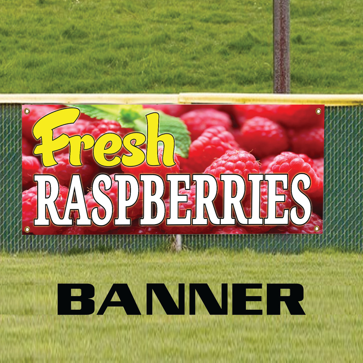 Fruit Works Blue Raspberry Sign Freeze Warning Leave Heat On Let Faucets Drip Vinyl | Banner Sign ...
