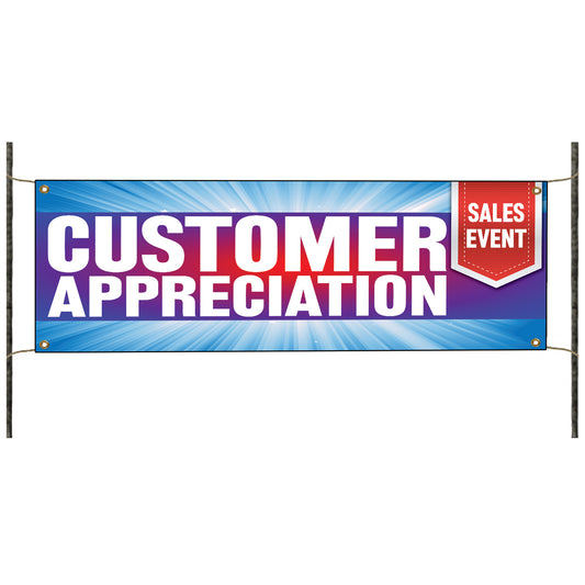 Customer Appreciation Vinyl Banner Sign