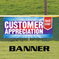Customer Appreciation Vinyl Banner Sign