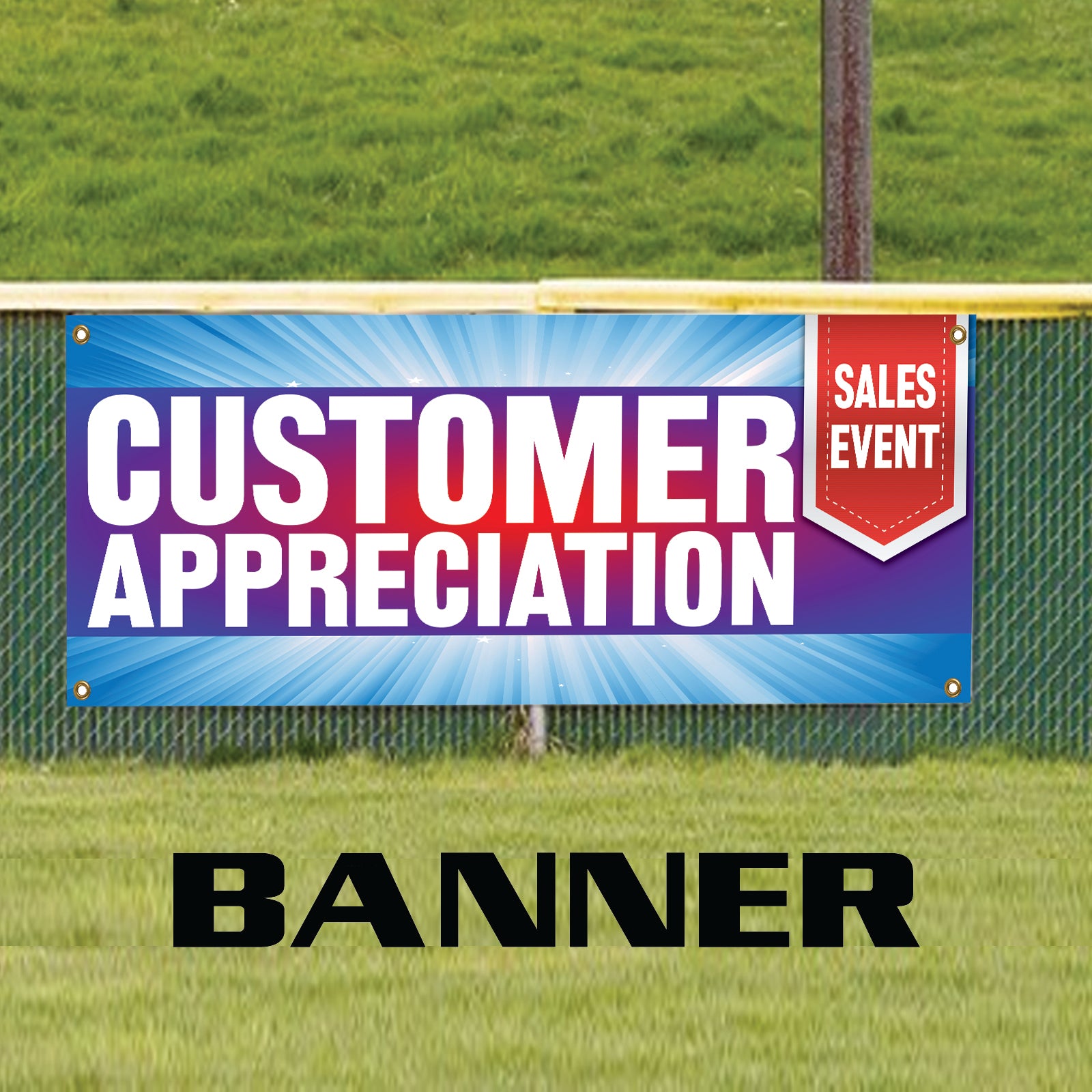 Customer Appreciation Vinyl Banner Sign