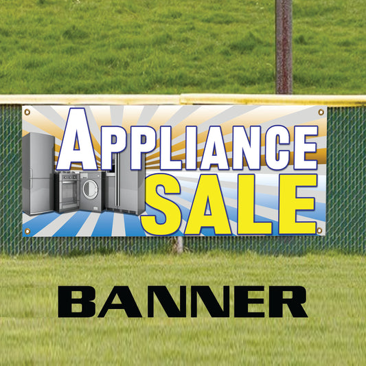 Appliance Sale Vinyl Banner Sign