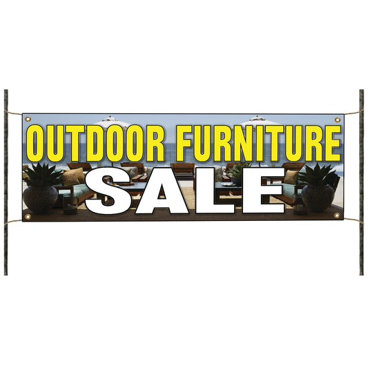 Outdoor Furniture Sale Vinyl Banner Sign