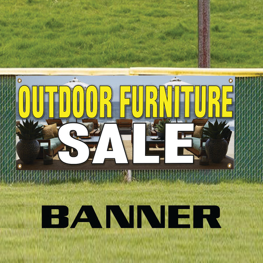 Outdoor Furniture Sale Vinyl Banner Sign