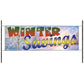 Winter Savings Vinyl Banner Sign