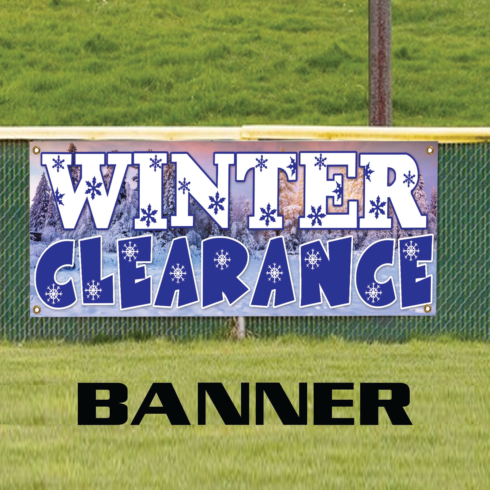 Winter Clearance Vinyl Banner Sign