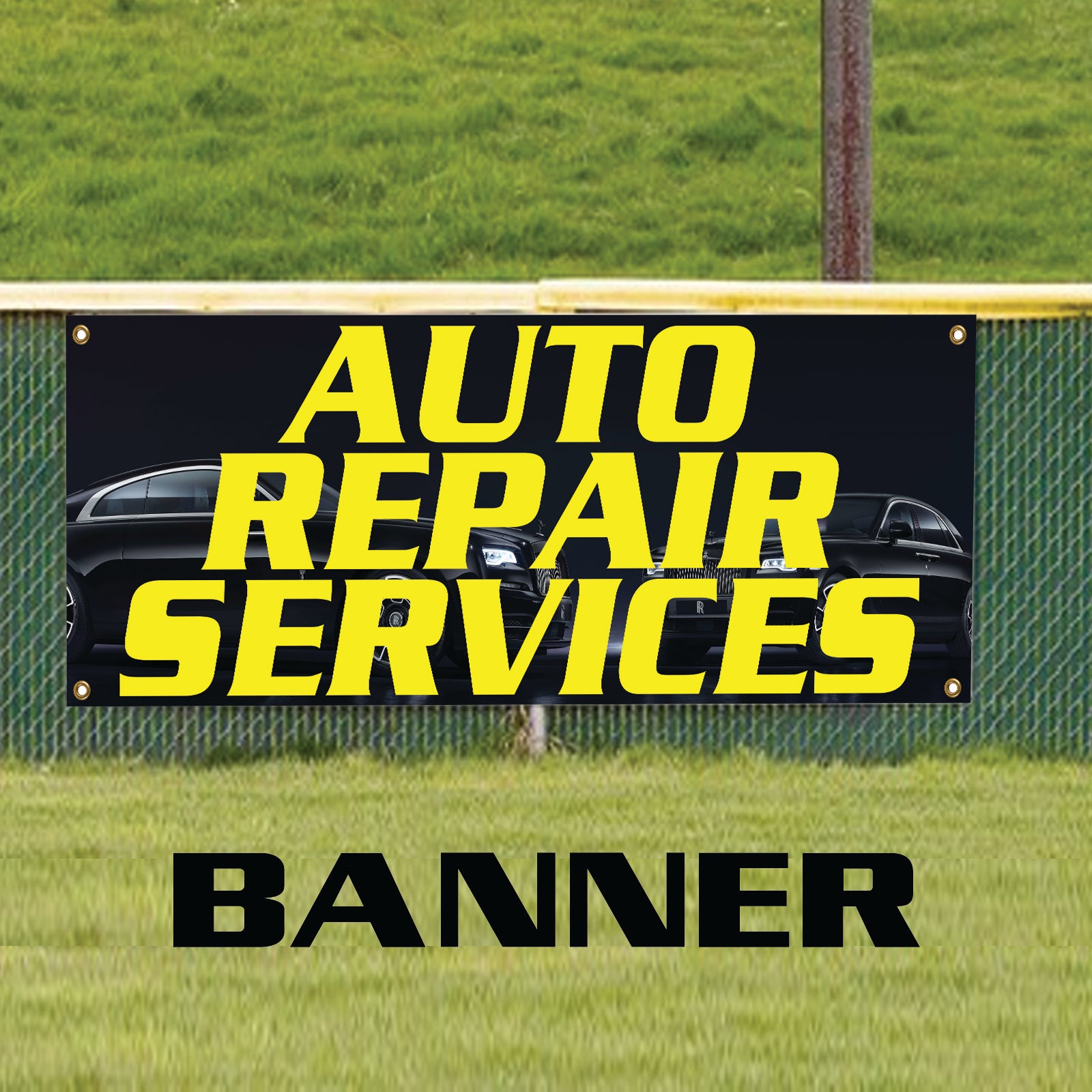 Auto Repair Services Vinyl Printed Banner Sign