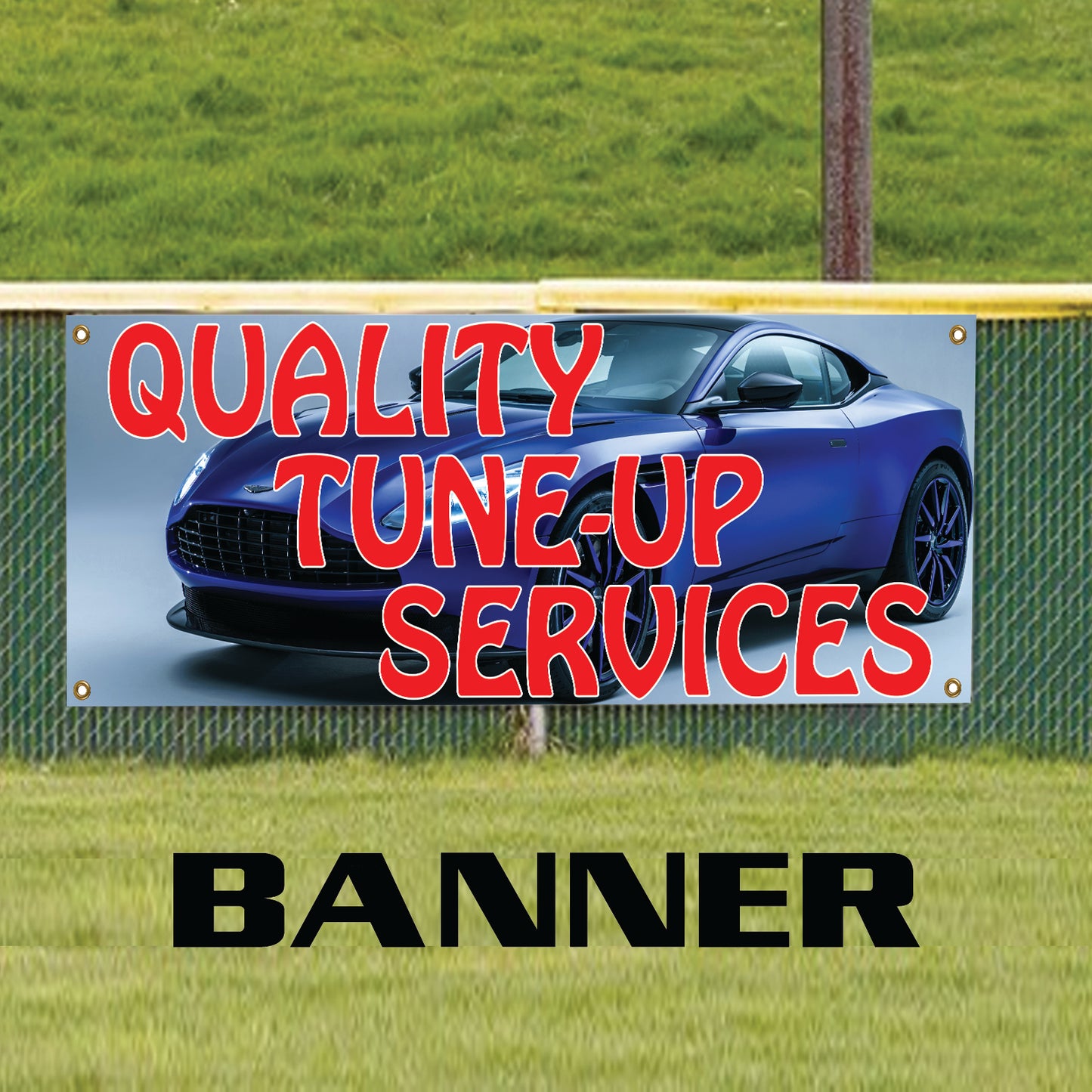 Quality Tune-Up Service Vinyl Banner Sign