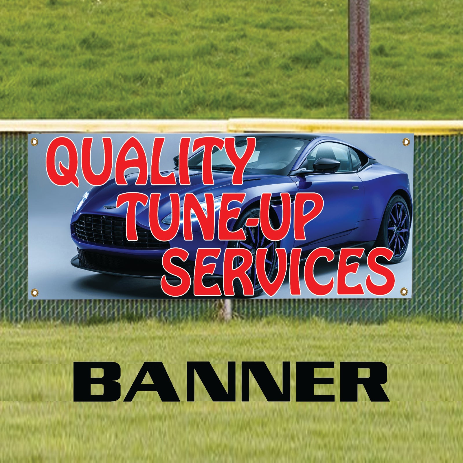 Quality Tune-Up Service Vinyl Banner Sign