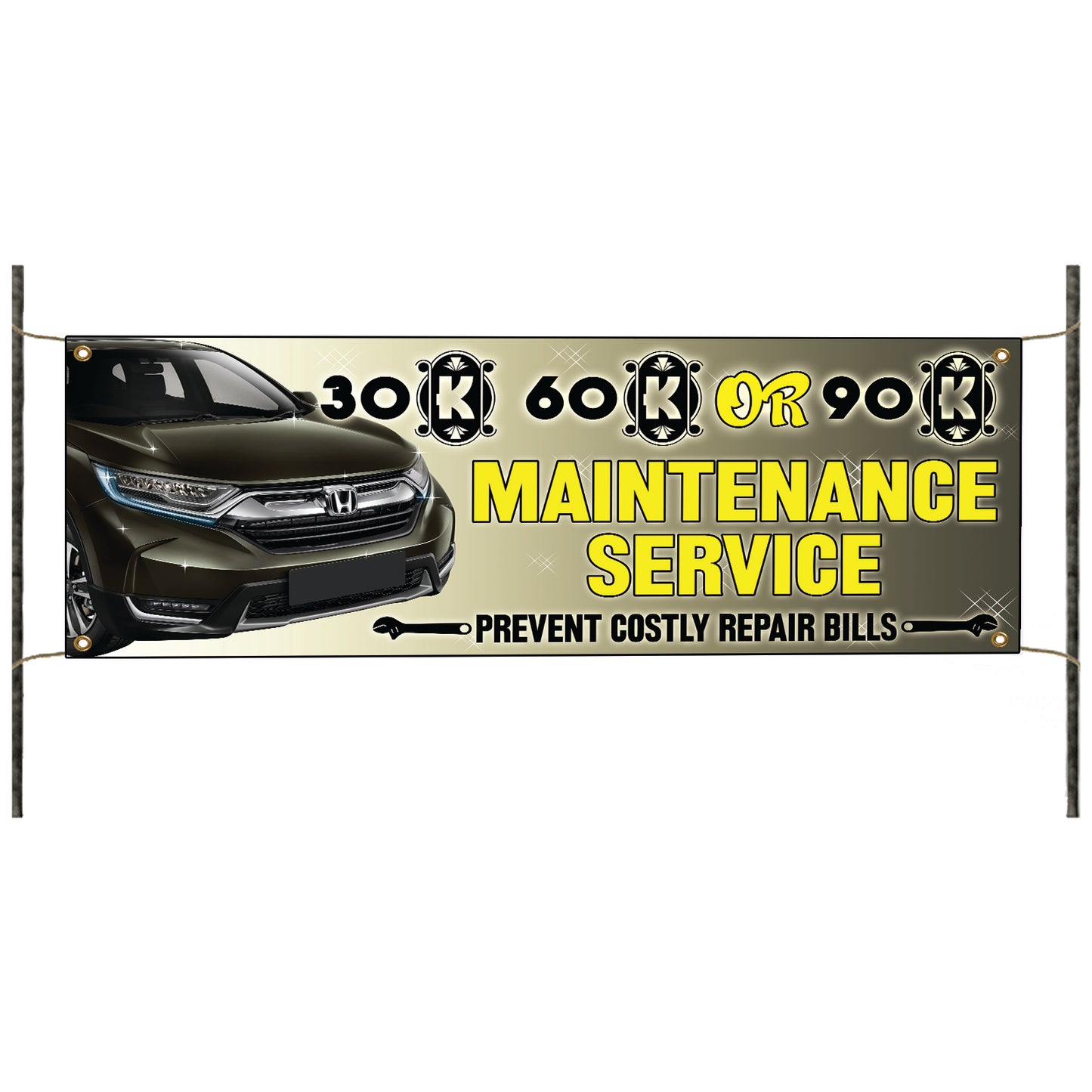 Maintenance Service Vinyl Printed Banner Sign