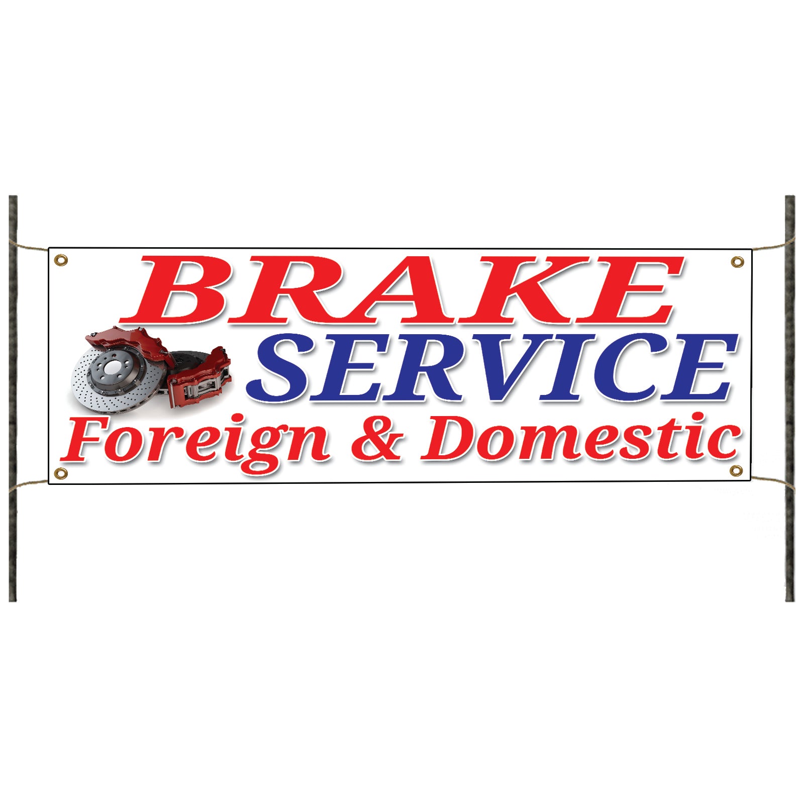 Brake Service Vinyl Printed Banner Sign