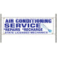Air Conditioner Service Vinyl Banner Sign