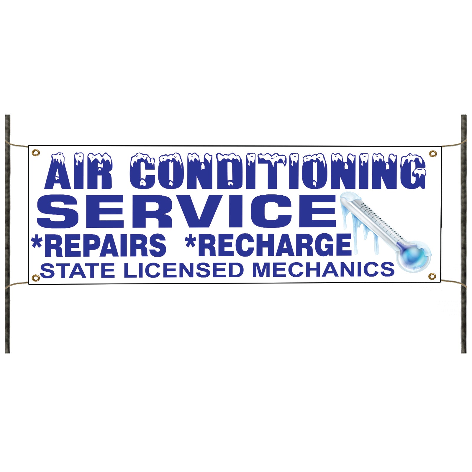 Air Conditioner Service Vinyl Banner Sign