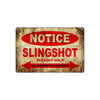 Notice Slingshot Motorcycles Parking Only All Others Will Be Towed Vintage Metal Decor Art Shop Aluminum Sign Plate