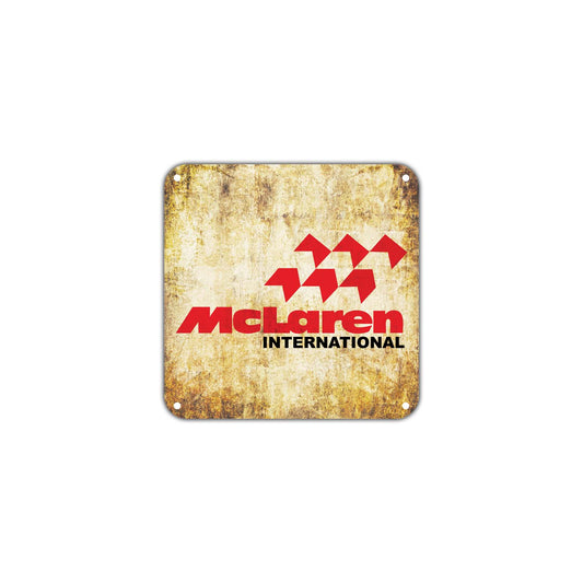 Mclaren International Wall Decor Art Retro Vintage Aluminum Plate Gift Metal Sign