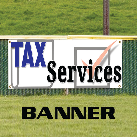 Tax Services Vinyl Banner Sign