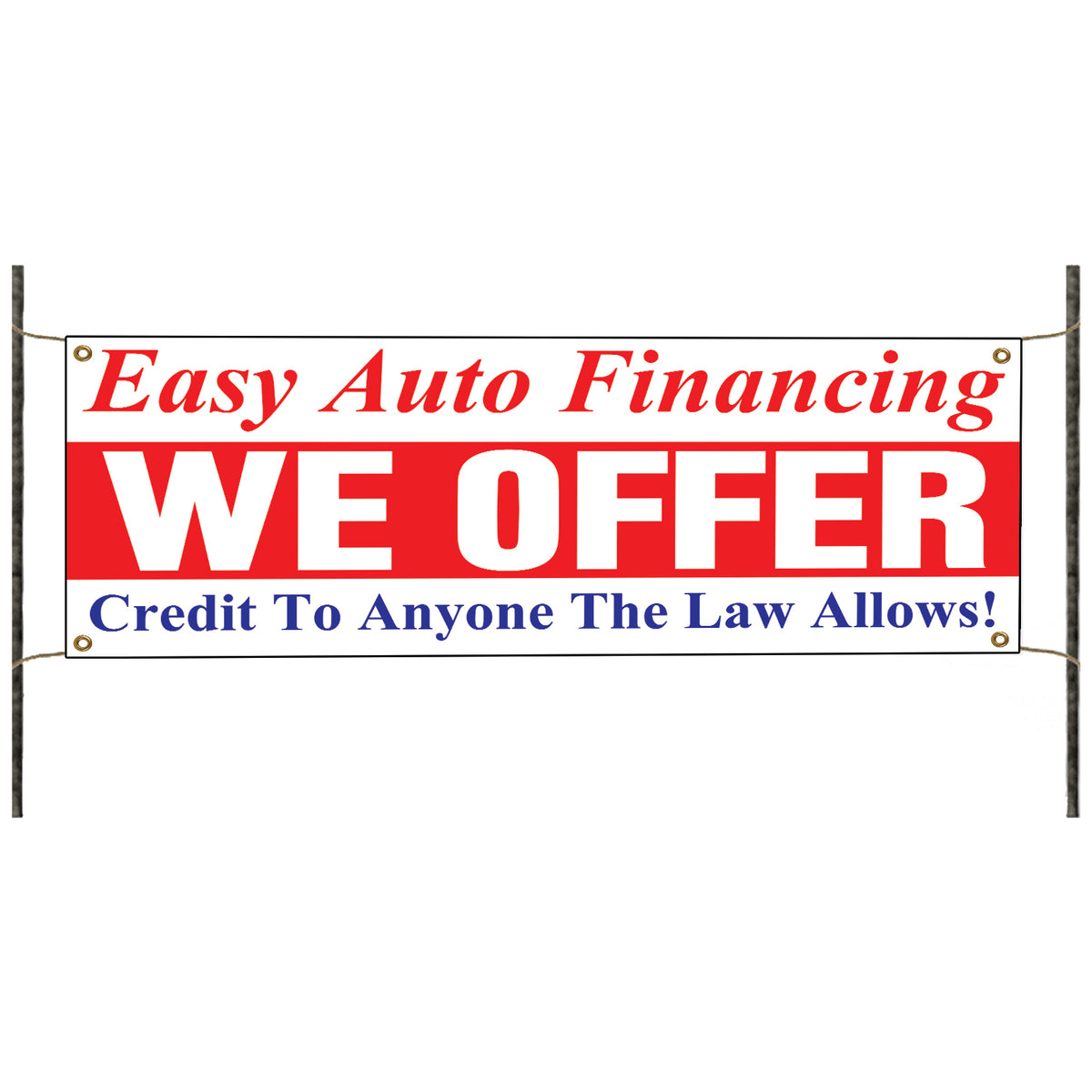 Financing Sign Finance Tax Refund Here! Easy Creadit Payout Vinyl | Banner Sign – Sign ...