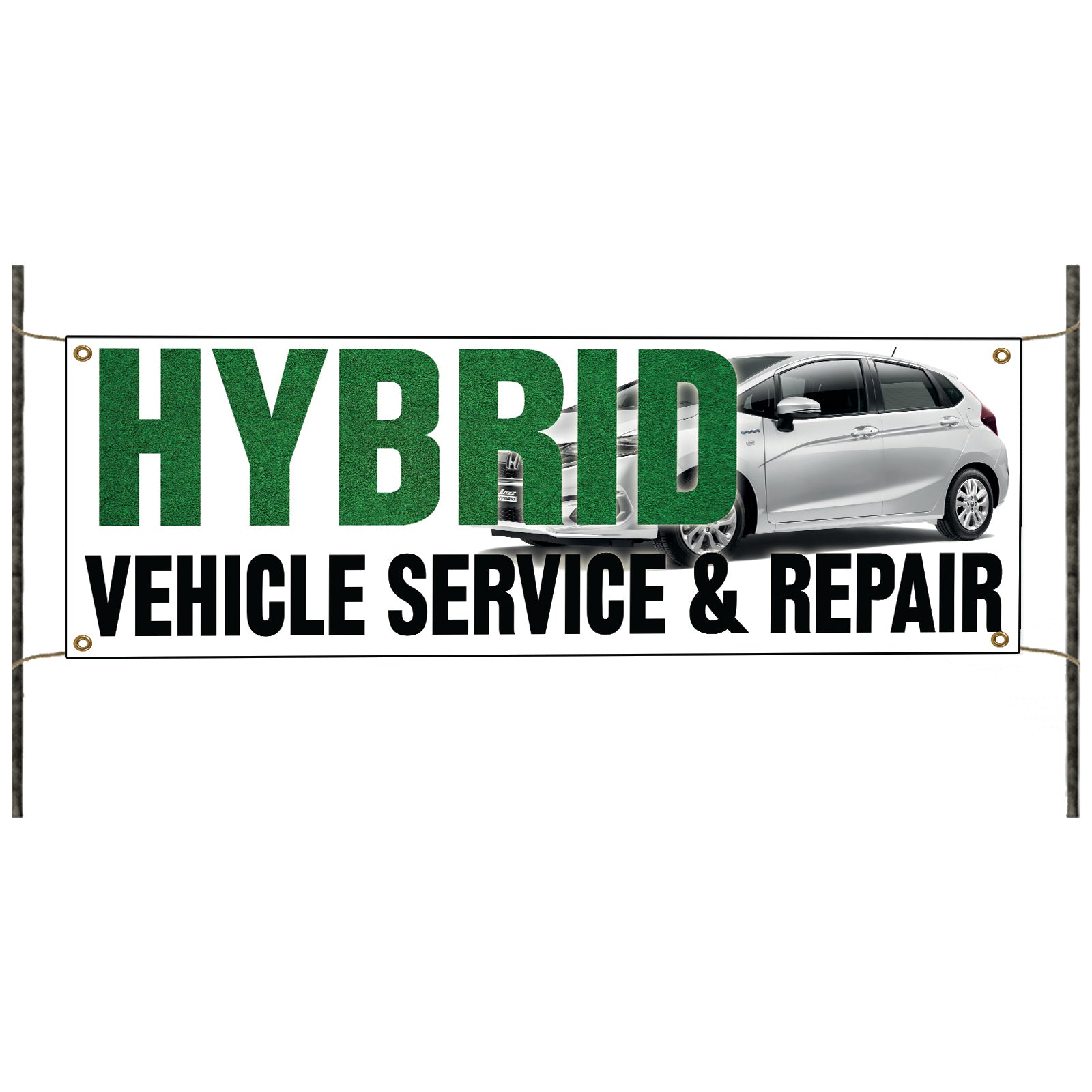Hybrid Vehicles Service & Repair Vinyl Banner Sign