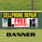Cellphone Repair Free Inspection Vinyl Banner Sign