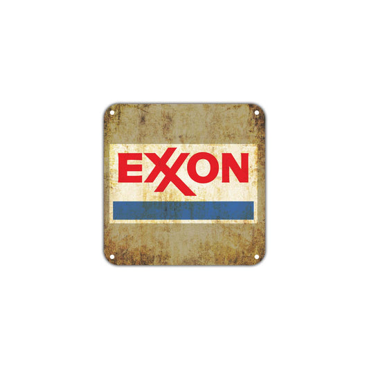 Exxon Gas Station Oil Petroliana Wall Decor Art Retro Vintage Aluminum Plate Gift Metal Sign