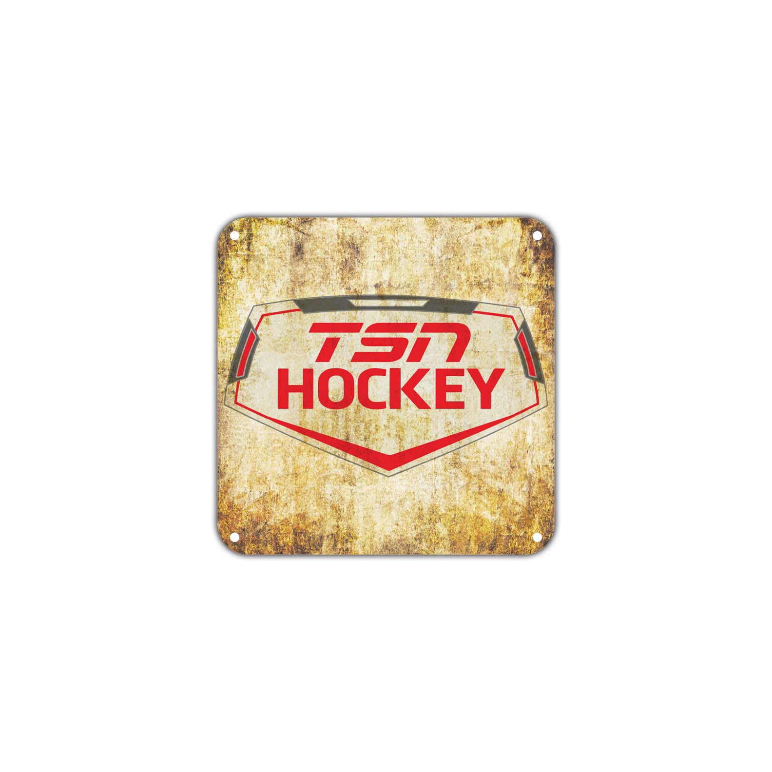 Tsn Hockey Ice Hockey Sport Wall Decor Art Retro Vintage Aluminum Plate Gift Metal Sign