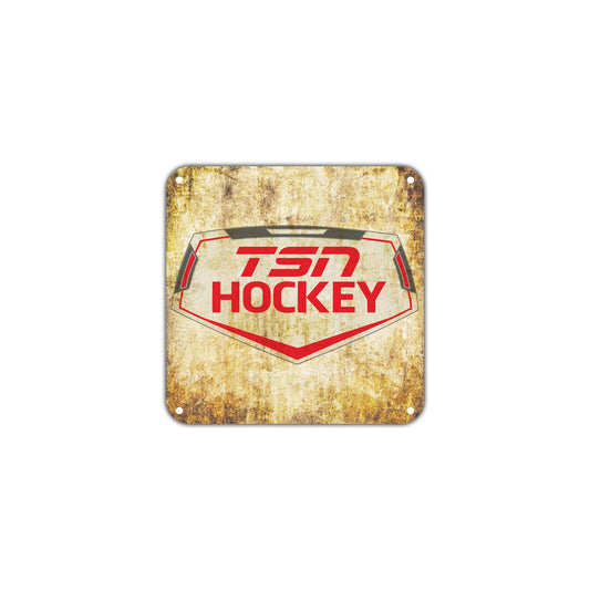 Tsn Hockey Ice Hockey Sport Wall Decor Art Retro Vintage Aluminum Plate Gift Metal Sign