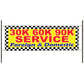 30K 60K 90K Service Vinyl Banner Sign