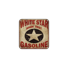 White Star High Test Gas Wall Decor Art Retro Vintage Aluminum Plate Gift Metal Sign