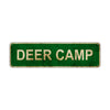 Deer Camp Vintage Retro Street Sign Rustic Metal Aluminum Decor Wall Shop Man Cave Bar Gift