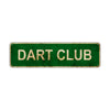 Dart Club Vintage Retro Street Sign Rustic Metal Aluminum Decor Wall Shop Man Cave Bar Gift