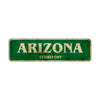 Arizona Territory Vintage Retro Street Sign Rustic Metal Aluminum Decor Wall Shop Man Cave Bar Gift